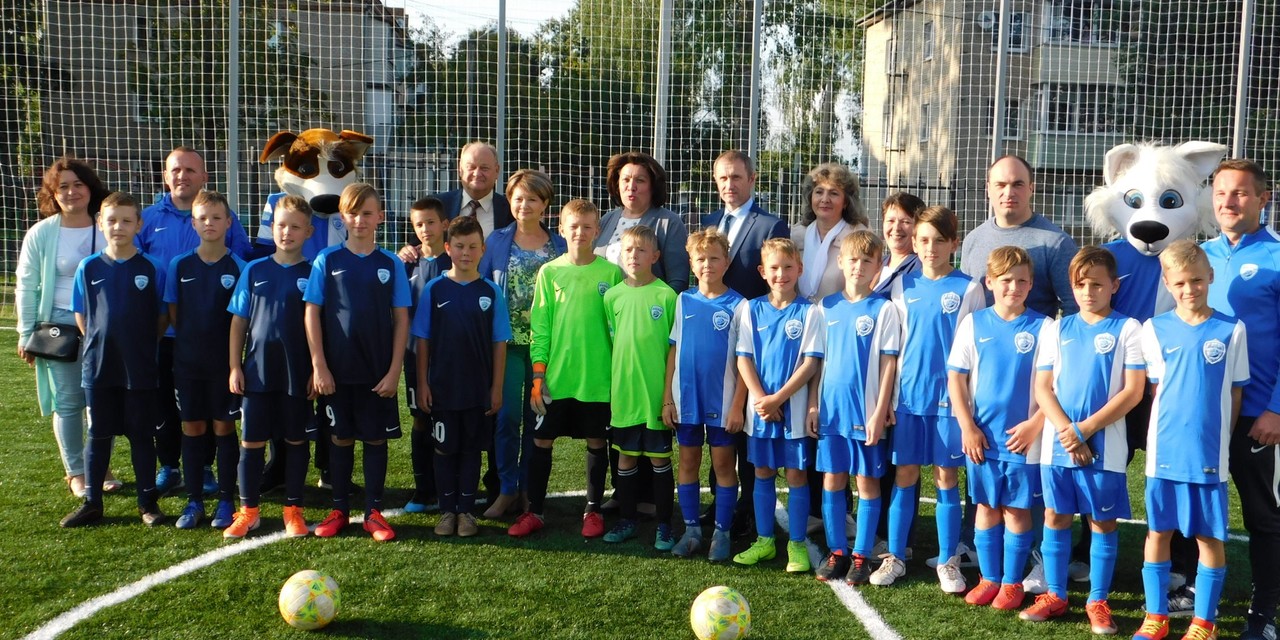 Открытие новой спортивной площадки для мини-футбола в Новохаритоново